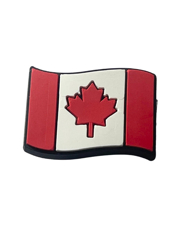 Canada Wavy Flag Shoe Charm - CaribeHeart Canada